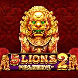 5 Lions Megaways 2 online game logo by Pragmatic Play on x3betscasino.com