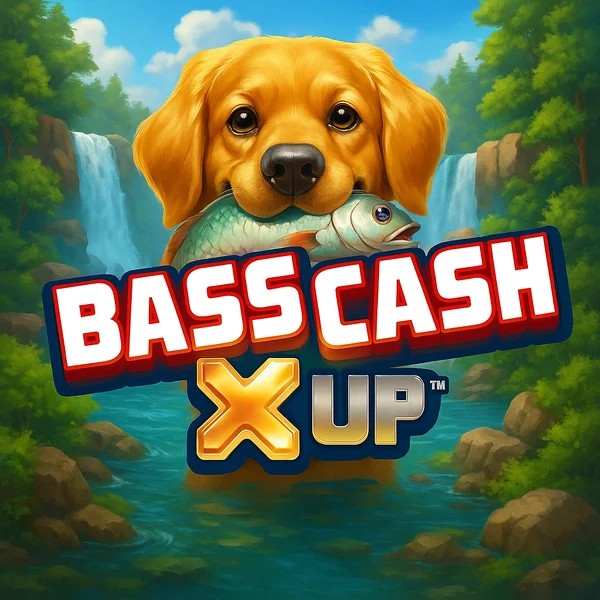 Bass Cash X UP online game logo by Alchemy Gaming on x3betscasino.com