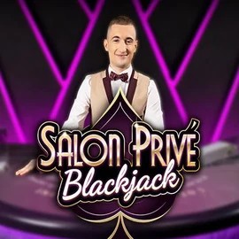 Blackjack Salon Privé online game logo by Ezugi on x3betscasino.com