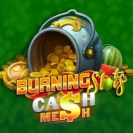 Burning Slots Cash Mesh online game logo by BF Games on x3betscasino.com