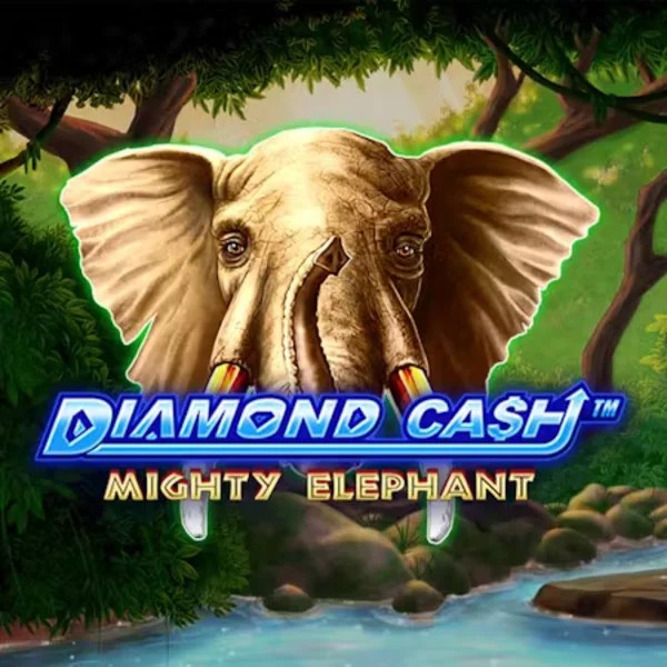 Diamond Cash Mighty Elephant by Greentube, showcased at x3betscasino.com – game logo