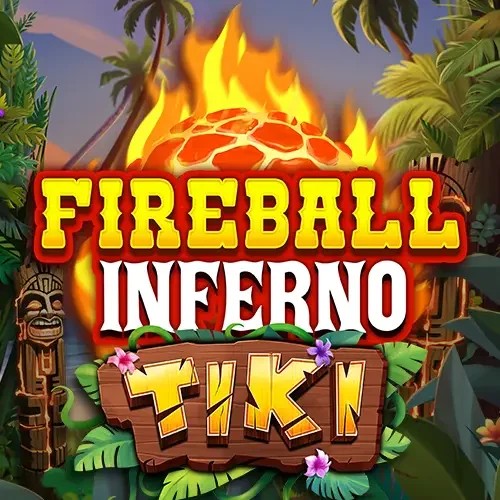 Fireball Inferno Tiki logo – Slots by NetEnt at X3bet casino