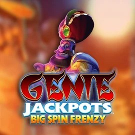 Genie Jackpots: Big Spin Frenzy slot logo by Blueprint Gaming at X3bet casino
