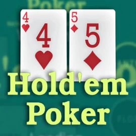 Hold em Poker slot logo by OneTouch Games at X3bet casino