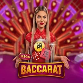Mega Baccarat logo – Live Casino by Pragmatic Play at X3bet casino
